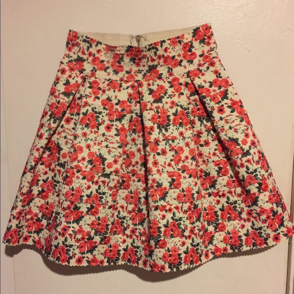Pleated Flower Skirt